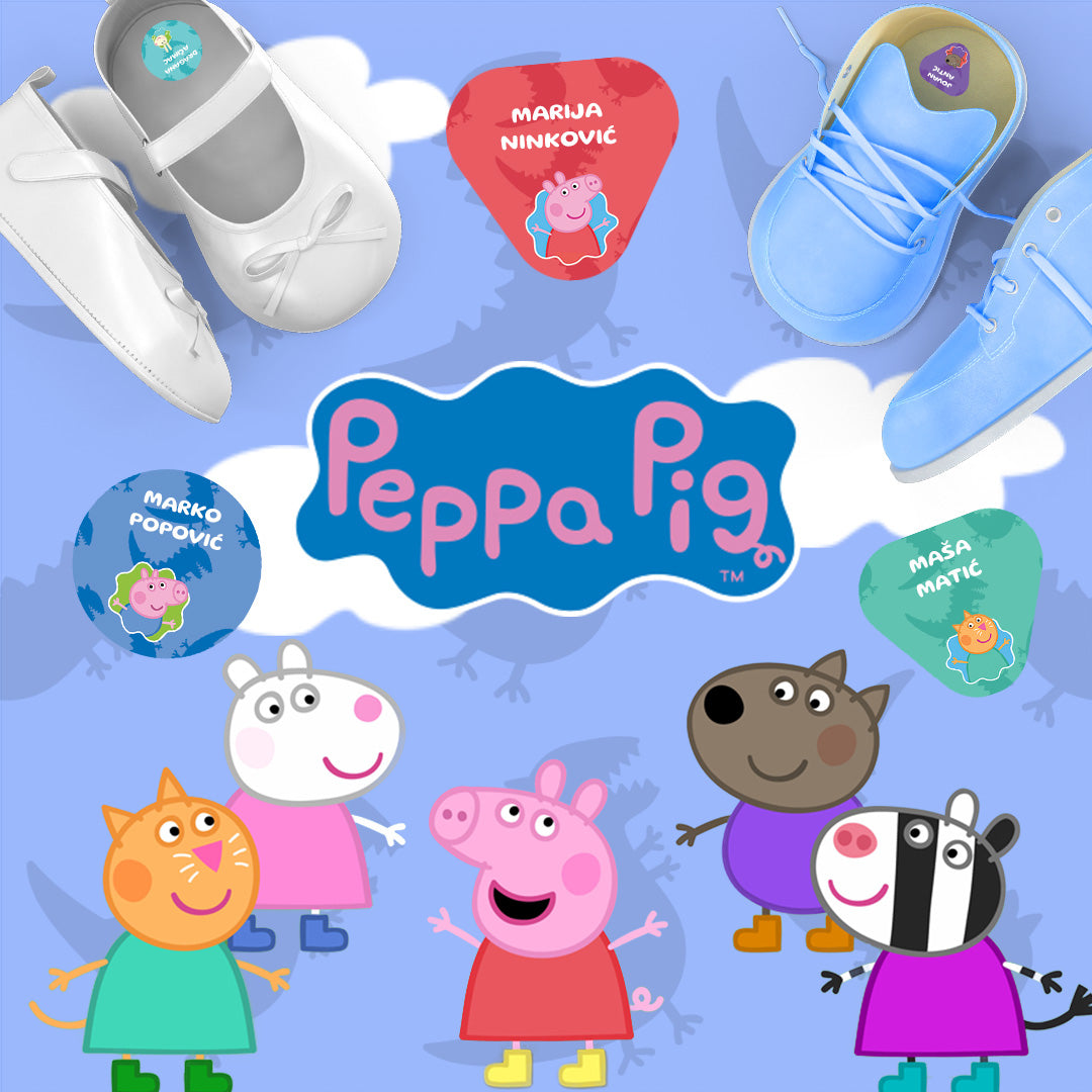 Pepa prase stikeri za decu za cipele