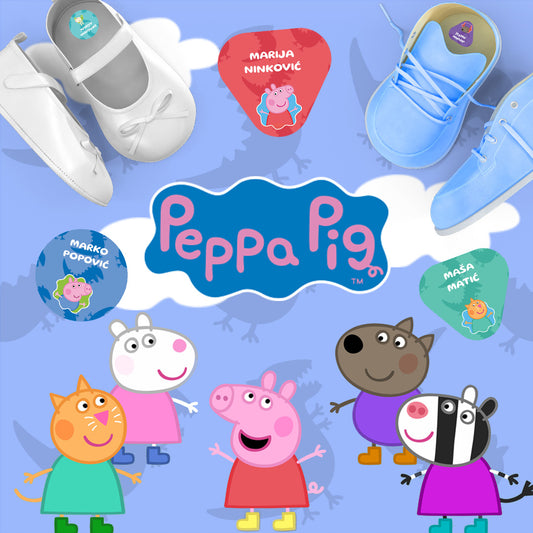 Pepa prase stikeri za decu za cipele