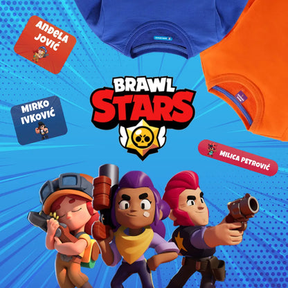 Termo stikeri za odeću - Brawl Stars
