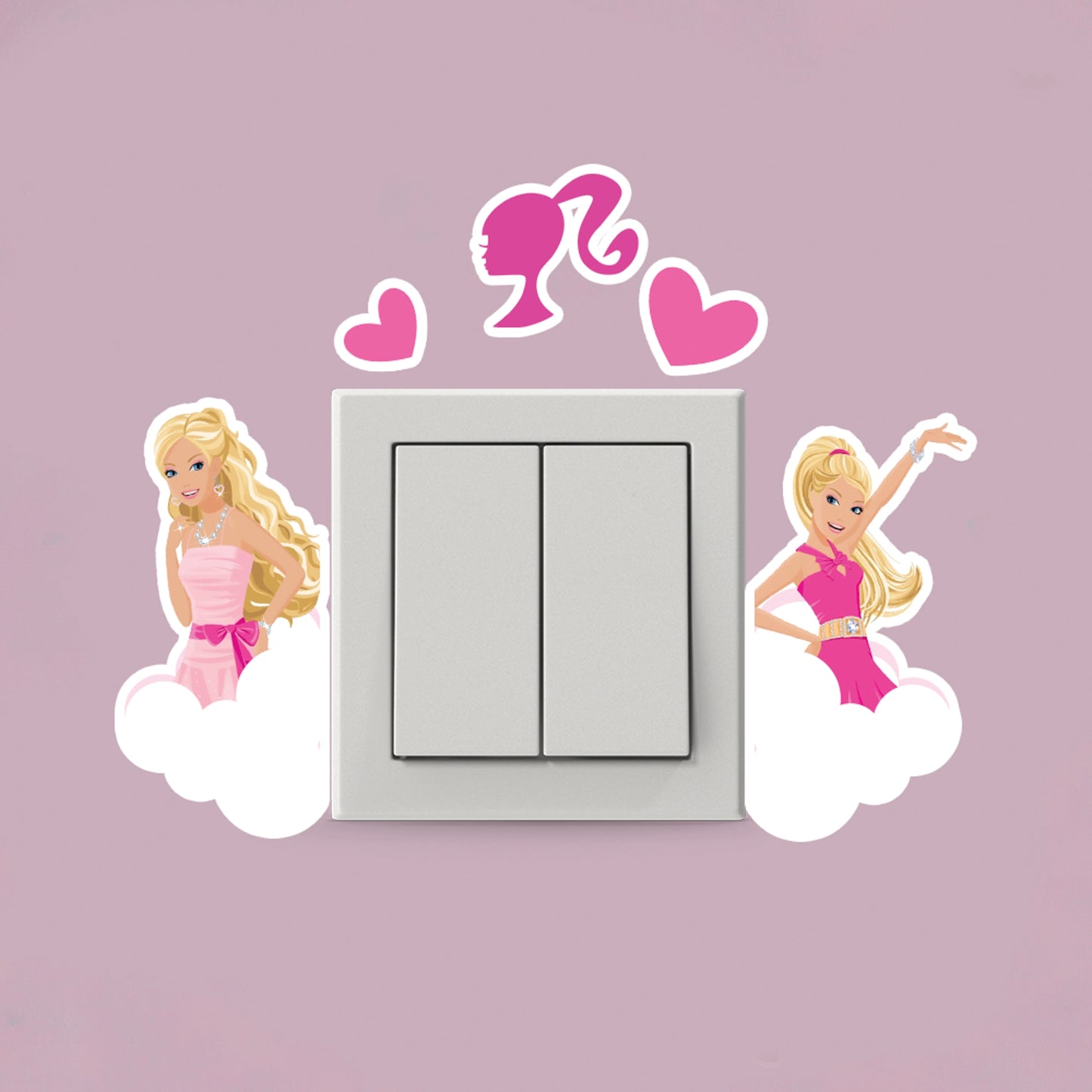 Stikeri za prekidače - Barbie
