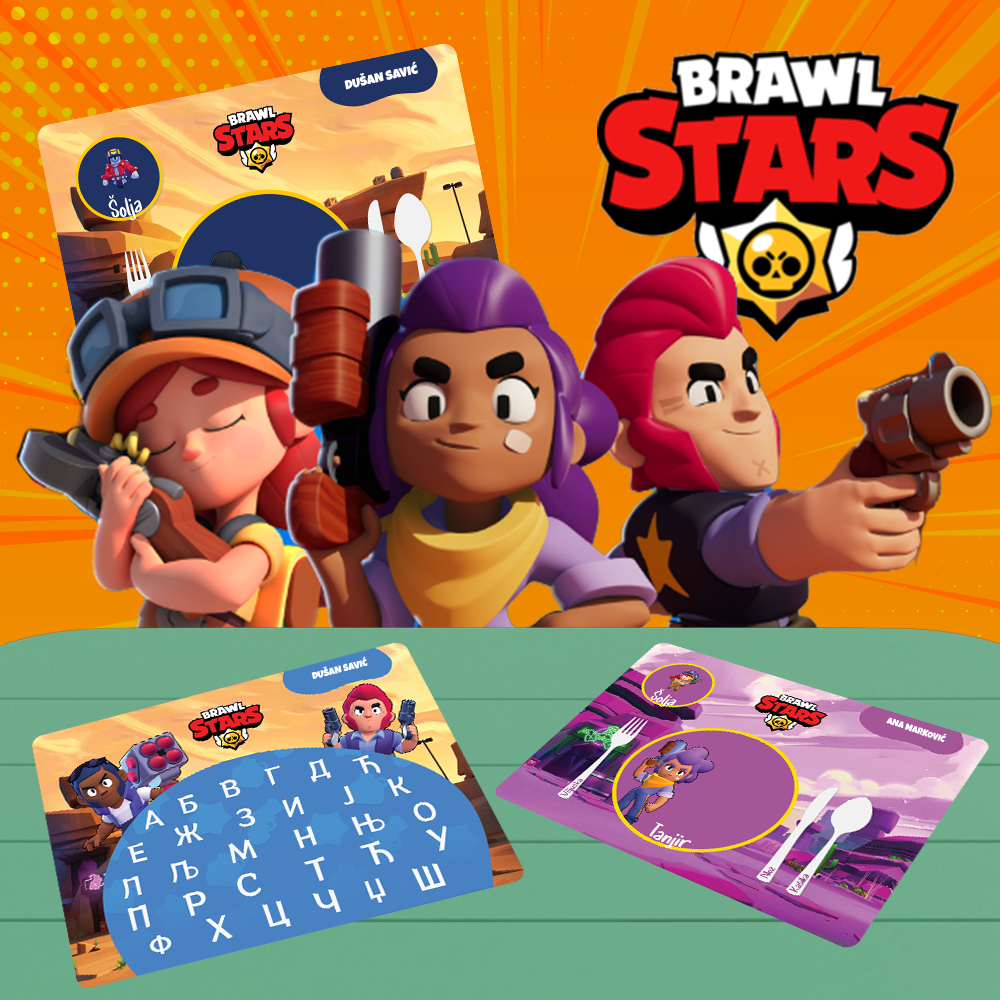 Edukativni stikeri - Brawl Stars