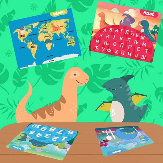 Edukativni stikeri - Dinosaurusi