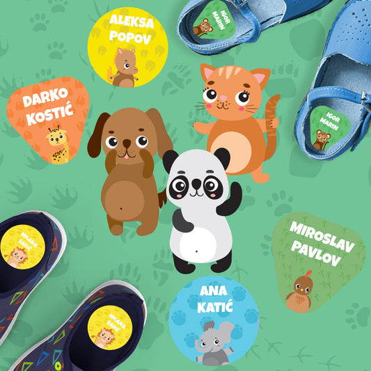 Samolepljivi stikeri za obuću - Životinjski Svet