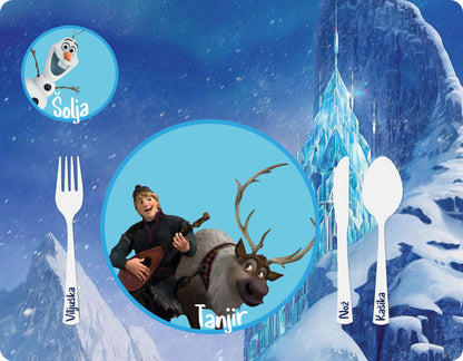 Nepersonalizovani edukativni podmetači - Frozen