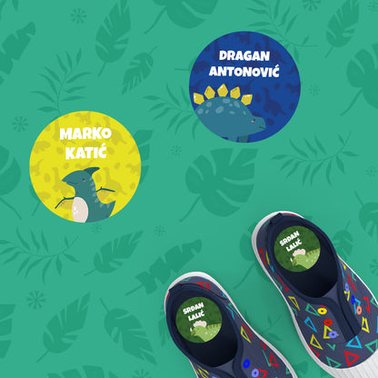 Samolepljivi stikeri za obuću - Dinosaurusi