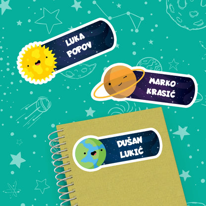 Samolepljivi stikeri za razne predmete - Planete 3