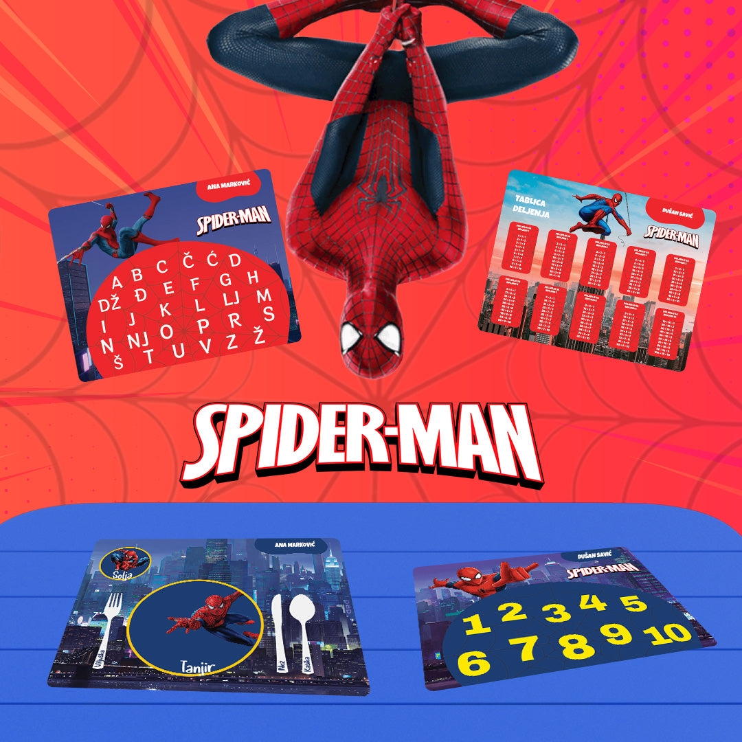 Edukativni stikeri - Spiderman