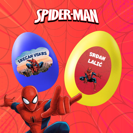 Spiderman uskršnji stikeri – 20 kom.