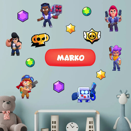 Stikeri za zid - Brawl Stars