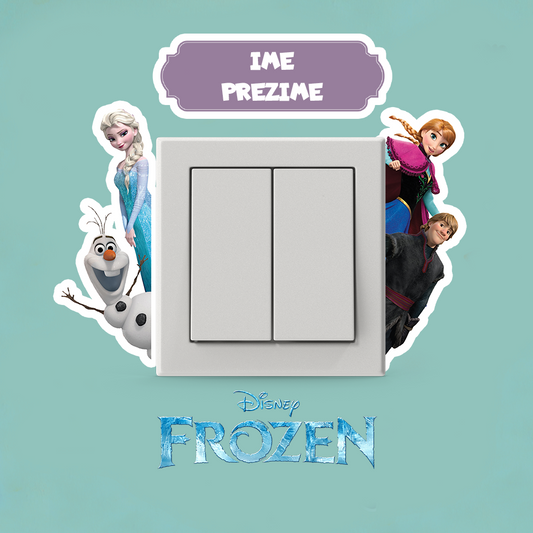 stikeri za prekidace frozen personalizovani