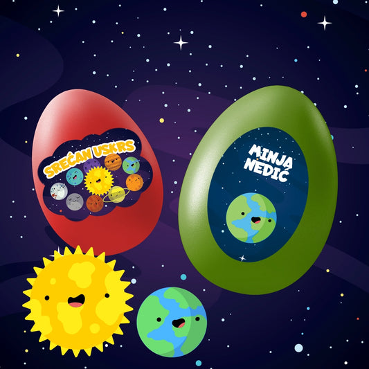 Planetice uskršnji stikeri – 20 kom.