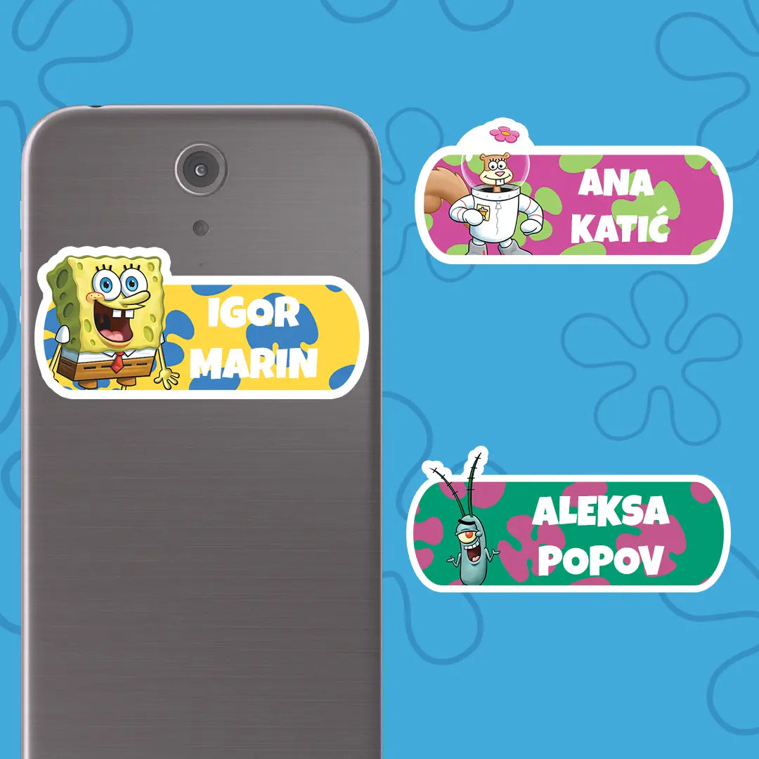 Samolepljivi stikeri za razne predmete - Sunđer Bob