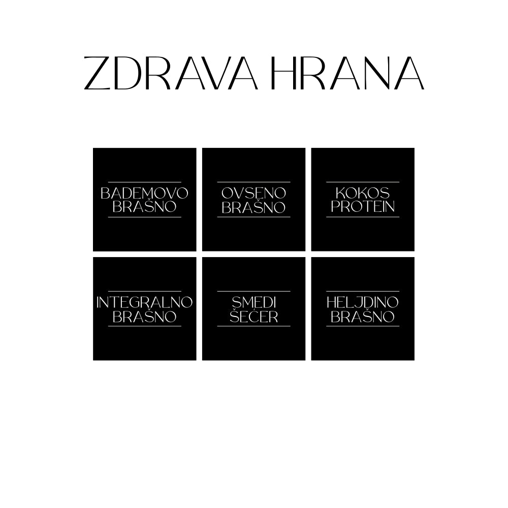 Stikeri za domaćinstvo kvadratni - setovi