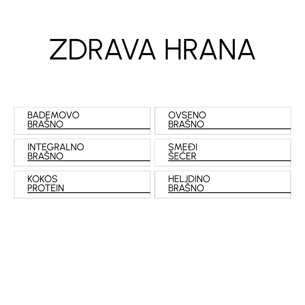 Stikeri za domaćinstvo pravougaonik - setovi