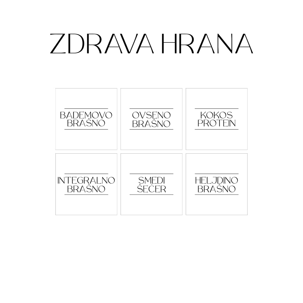 Stikeri za domaćinstvo kvadratni - setovi